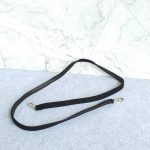 Giuseppe Zanotti Clutch/Shoulder Bag Black Suede Leather with Beads Details #TCLY-1 - Image 14