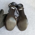 Giuseppe Zanotti Size36 Sandals Black Suede Leather with Crystal/Beads Details Shoes #TCLY-3 - Image 16