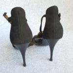 Giuseppe Zanotti Size36 Sandals Black Suede Leather with Crystal/Beads Details Shoes #TCLY-3 - Image 8