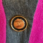 Givenchy Size 40 Pink/Black Wool Vintage Jacket #TCSC-6 - Image 4
