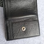 Gucci Key Holder Black Guccissima Leather with Silver Hardware #GLYSE-1 - Image 3