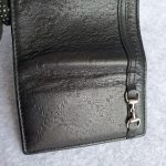 Gucci Key Holder Black Guccissima Leather with Silver Hardware #GLYSE-1 - Image 2