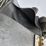 Gucci Key Holder Black Guccissima Leather with Silver Hardware #GLYSE-1 - Image 11
