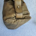 Gucci Large Shoulder Bag Bronze Calf Leather with Silver Hardware and Bamboo Details #TCTY-4 - Image 9