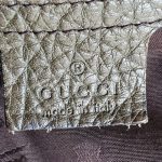 Gucci Large Shoulder Bag Bronze Calf Leather with Silver Hardware and Bamboo Details #TCTY-4 - Image 24