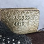 Gucci Large Shoulder Bag Bronze Calf Leather with Silver Hardware and Bamboo Details #TCTY-4 - Image 25