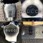 Gucci Large Shoulder Bag Bronze Calf Leather with Silver Hardware and Bamboo Details #TCTY-4 - Image 26