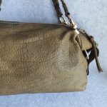 Gucci Large Shoulder Bag Bronze Calf Leather with Silver Hardware and Bamboo Details #TCTY-4 - Image 5