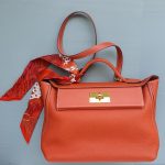 Hermes 24/24 29cm Sanguine Togo/Swift Leather with Gold Hardware Bag #TKYO-1