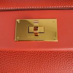 Hermes 24/24 29cm Sanguine Togo/Swift Leather with Gold Hardware Bag #TKYO-1 - Image 18