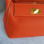 Hermes 24/24 29cm Sanguine Togo/Swift Leather with Gold Hardware Bag #TKYO-1 - Image 3