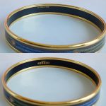 Hermes Bangle Printed Enamel #TUTK-26 - Image 5