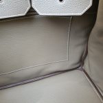 Hermes Birkin 40 Etoupe Clemence Leather with Palladium Plated Hardware #USEY-1 - Image 38