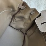 Hermes Birkin 40 Etoupe Clemence Leather with Palladium Plated Hardware #USEY-1 - Image 34