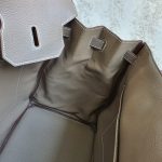 Hermes Birkin 40 Etoupe Clemence Leather with Palladium Plated Hardware #USEY-1 - Image 33