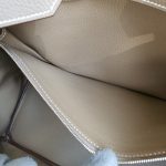 Hermes Birkin 40 Etoupe Clemence Leather with Palladium Plated Hardware #USEY-1 - Image 29