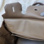 Hermes Birkin 40 Etoupe Clemence Leather with Palladium Plated Hardware #USEY-1 - Image 27