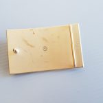 Hermes CDC Reversible Belt SZ95 Black/Blue Box Leather With Togo Leather And Gold Hardware #STLC-18 - Image 3