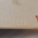 Hermes CDC Reversible Belt SZ95 Black/Blue Box Leather With Togo Leather And Gold Hardware #STLC-18 - Image 6