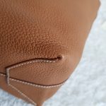 Hermes Double Sense Gold/Orange Clemence Leather Bag #KEEL-1 - Image 17