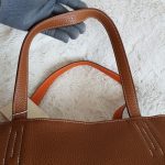 Hermes Double Sense Gold/Orange Clemence Leather Bag #KEEL-1 - Image 19