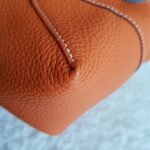 Hermes Double Sense Gold/Orange Clemence Leather Bag #KEEL-1 - Image 36