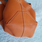 Hermes Double Sense Gold/Orange Clemence Leather Bag #KEEL-1 - Image 37