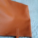 Hermes Double Sense Gold/Orange Clemence Leather Bag #KEEL-1 - Image 30