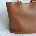 Hermes Double Sense Gold/Orange Clemence Leather Bag #KEEL-1 - Image 4