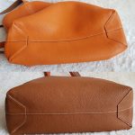 Hermes Double Sense Gold/Orange Clemence Leather Bag #KEEL-1 - Image 24