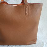 Hermes Double Sense Gold/Orange Clemence Leather Bag #KEEL-1 - Image 5