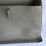 Hermes Etribelt 35 Greenish-Grey Clemence Leather with Palladium Plated Hardware #TCKY-14 - Image 10