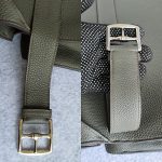 Hermes Etribelt 35 Greenish-Grey Clemence Leather with Palladium Plated Hardware #TCKY-14 - Image 21