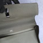 Hermes Etribelt 35 Greenish-Grey Clemence Leather with Palladium Plated Hardware #TCKY-14 - Image 4