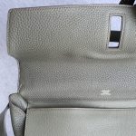 Hermes Etribelt 35 Greenish-Grey Clemence Leather with Palladium Plated Hardware #TCKY-14 - Image 3