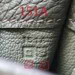 Hermes Etribelt 35 Greenish-Grey Clemence Leather with Palladium Plated Hardware #TCKY-14 - Image 24