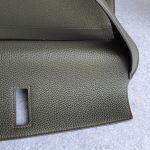 Hermes Etribelt 35 Greenish-Grey Clemence Leather with Palladium Plated Hardware #TCKY-14 - Image 6