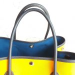Hermes Garden Party 36cm Apricot Yellow/Blue Canvas with Negonda Leather and Palladium Hardware #TUCC-5 - Image 21