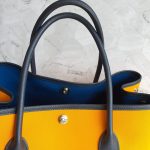 Hermes Garden Party 36cm Apricot Yellow/Blue Canvas with Negonda Leather and Palladium Hardware #TUCC-5 - Image 22