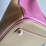 Hermes HSS Birkin 35 Etoupe/Purple Mysore Leather with Palladium Hardware #TCKY-3 - Image 13