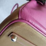 Hermes HSS Birkin 35 Etoupe/Purple Mysore Leather with Palladium Hardware #TCKY-3 - Image 12