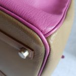 Hermes HSS Birkin 35 Etoupe/Purple Mysore Leather with Palladium Hardware #TCKY-3 - Image 11