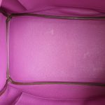Hermes HSS Birkin 35 Etoupe/Purple Mysore Leather with Palladium Hardware #TCKY-3 - Image 37