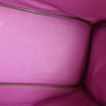 Hermes HSS Birkin 35 Etoupe/Purple Mysore Leather with Palladium Hardware #TCKY-3 - Image 38