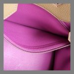 Hermes HSS Birkin 35 Etoupe/Purple Mysore Leather with Palladium Hardware #TCKY-3 - Image 27