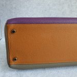 Hermes Kelly Arlequin 35 6tone Clemence Leather with Palladium Hardware #TCKY-6 - Image 13