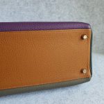 Hermes Kelly Arlequin 35 6tone Clemence Leather with Palladium Hardware #TCKY-6 - Image 12