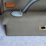 Hermes Kelly Arlequin 35 6tone Clemence Leather with Palladium Hardware #TCKY-6 - Image 20