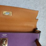 Hermes Kelly Arlequin 35 6tone Clemence Leather with Palladium Hardware #TCKY-6 - Image 23