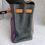 Hermes Kelly Arlequin 35 6tone Clemence Leather with Palladium Hardware #TCKY-6 - Image 9